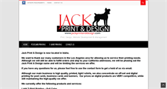 Desktop Screenshot of jackprintanddesign.com