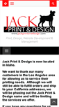 Mobile Screenshot of jackprintanddesign.com
