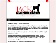 Tablet Screenshot of jackprintanddesign.com